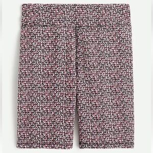 NWT J. Crew jacquard abstract speckled bike shorts XXL